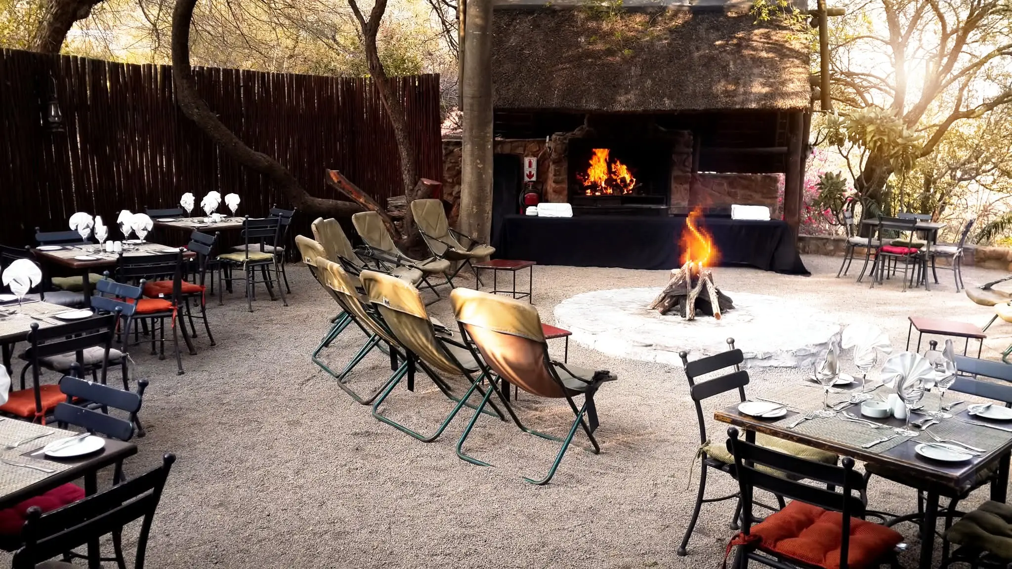 The boma fire